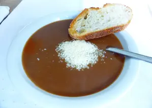 Basler Mehlsuppe, a traditional Swiss dish or speciality
