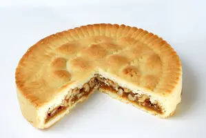 Bündner Nusstorte, a traditional Swiss dish or speciality