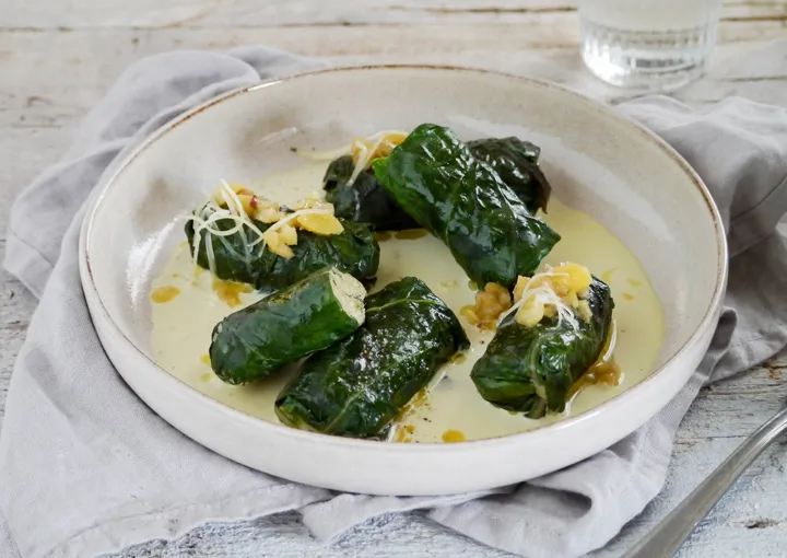 Capuns, a traditional Swiss dish or speciality