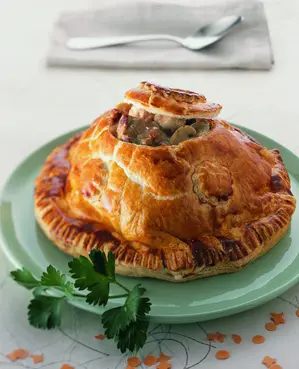 Chügelipastete, a traditional Swiss dish or speciality