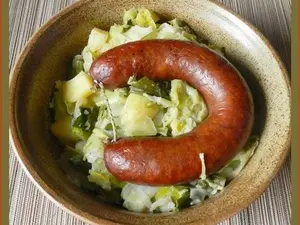 Papet Vaudois, a traditional Swiss dish or speciality