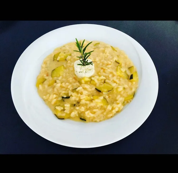Risotto Ticinese, a traditional Swiss dish or speciality