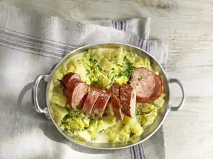 Saucisson Vaudois, a traditional Swiss dish or speciality