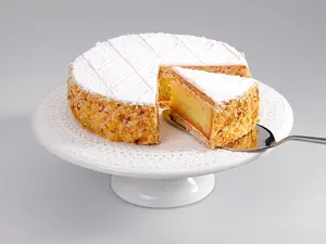 Zuger Kirschtorte, a traditional Swiss dish or speciality
