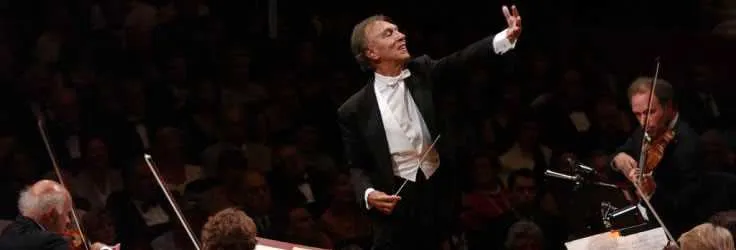 Classical music conductor performing in Switzerland