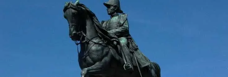 Equestrian monument in Switzerland
