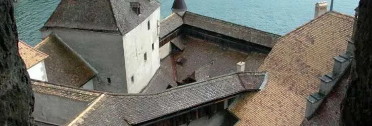 Rooftops of a historic Swiss town