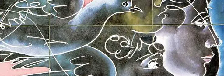 Decorative café sign in Switzerland