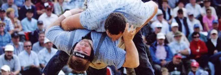 Traditional Swiss wrestling competition