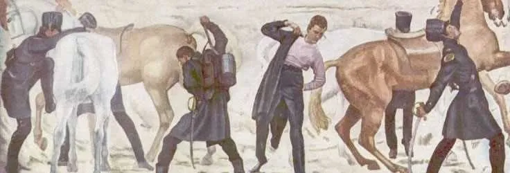 Traditional Swiss mural depicting rural life